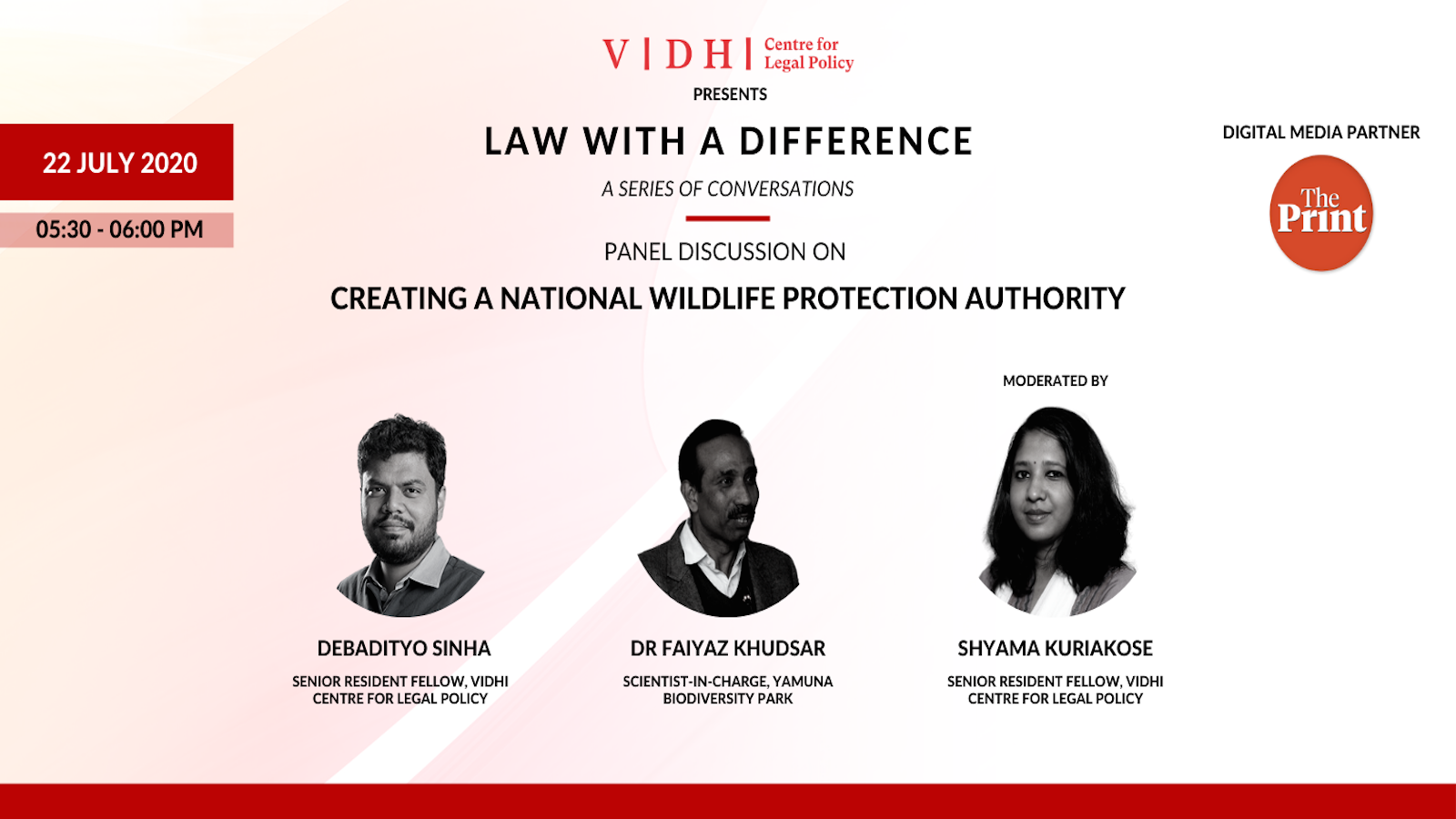 Panel discussion on 'Creating a National Wildlife Protection Authority'