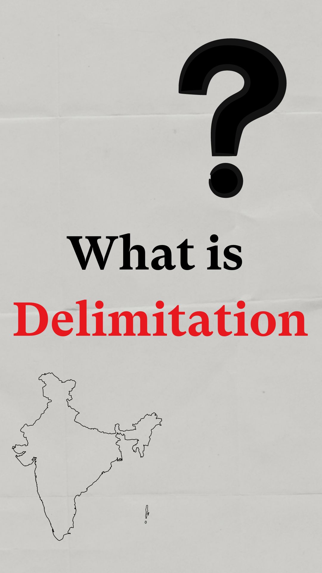 Image asking "what is delimitation"